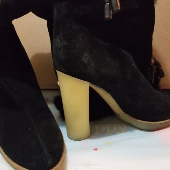 Auth  Gucci suede boots - Picture 4 of 5